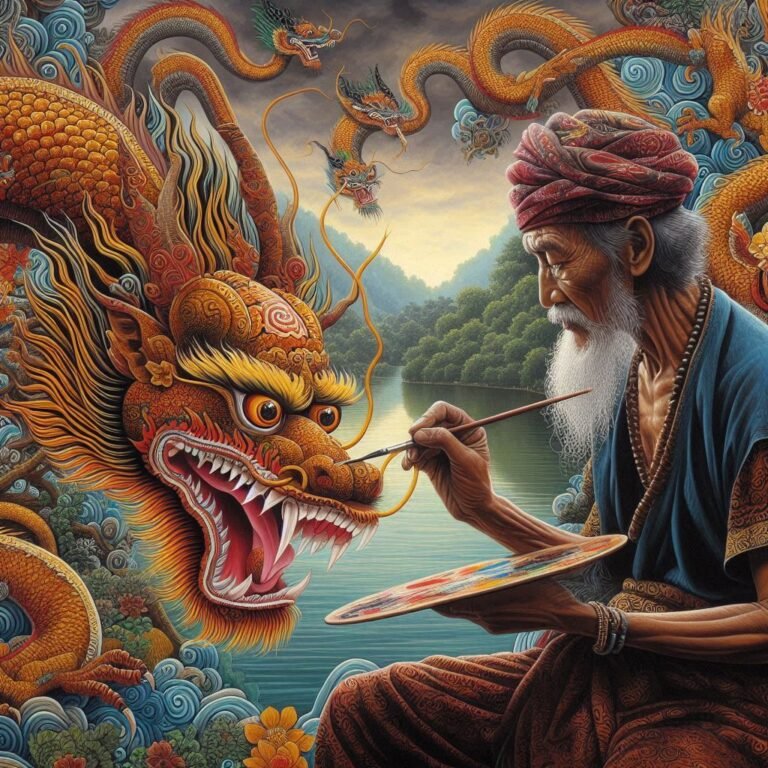 Lukisan Naga: Makna Spiritual dan Keterikatan Batin