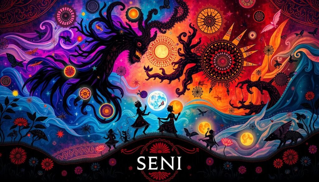 Karya seni mistis Indonesia