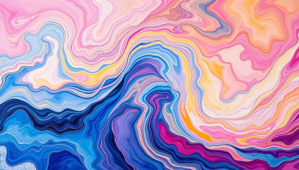 karya seni abstrak