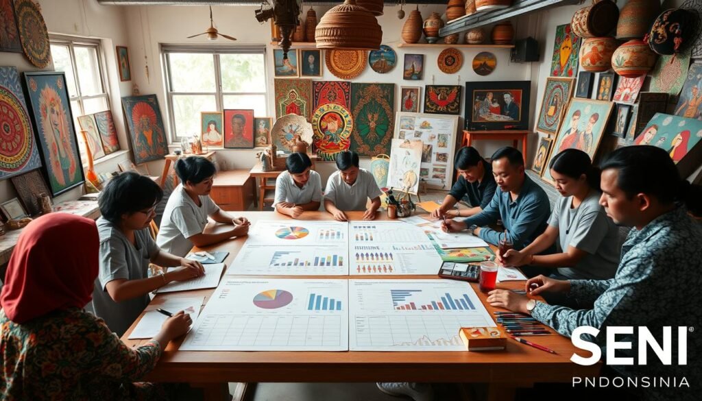 manajemen anggaran seni
