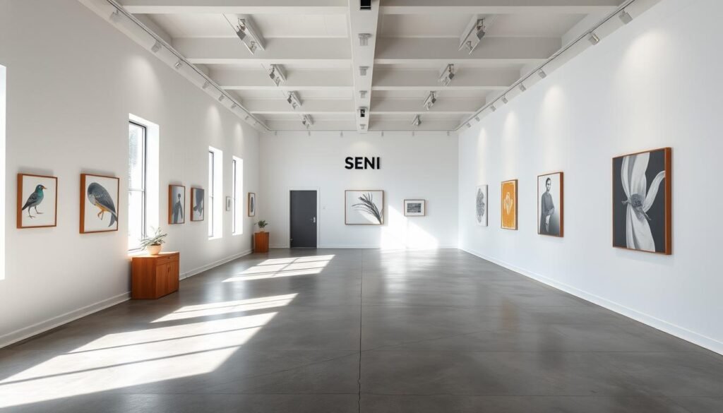 galeri seni minimalis