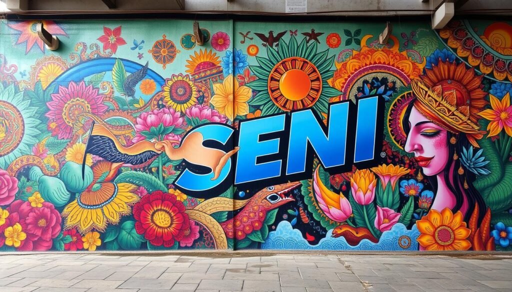 seni mural