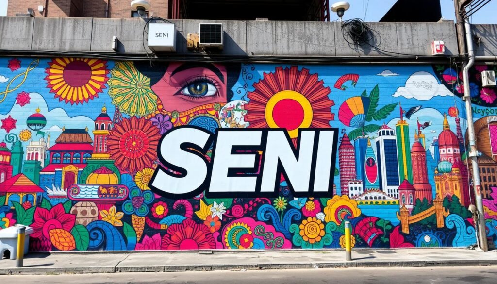 seni mural