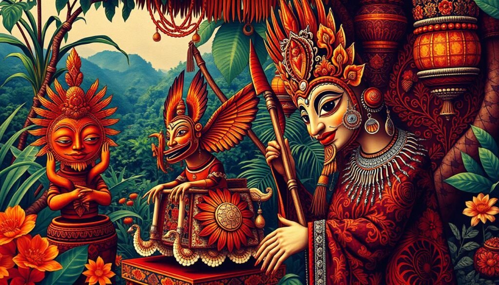 seni rupa tradisional Indonesia